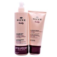 Nuxe Body Loción Corporal Hidratante 24h + Gel de Ducha Fundente 200 ml Pack Oferta Especial