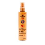 Nuxe Sun Leche Corporal y Facial en Spray Fundente SPF50 150ml