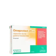 Omeprotect 20mg 14 Cápsulas Gastrorresistentes Blister