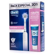 Oral B Cepillo Eléctrico PRO 800 Sensi UltraThin 3D+Pasta Regalo