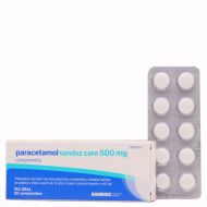Paracetamol Sandoz Care 500 mg 20 Comprimidos 