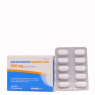 Paracetamol Sandoz Care 650 mg 20 Comprimidos