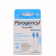 Parogencyl Cepillo de Dientes Gingi Pro Suave Kit de Recarga 2 Cabezales Reemplazables