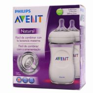 Philips Avent Biberon Natural 260ml + Biberon Natural 260ml 1m+ Pack 2 Biberones