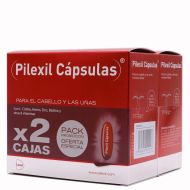 Pilexil Cápsulas Para el Cabello y las Uñas 100 Cápsulas X 2 Cajas Pack Promoción Oferta Especial-1