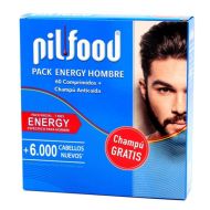PilFood Pack Energy Hombre 60 Comprimidos+Champú Gratis