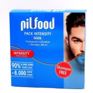 PilFood Pack Intensity Hombre:15Amp 60Com+Champú