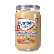 Nutriben Potitos Menestra de Verduras con Jamón y Ternera 235g