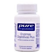 Pure Encapsulations Enzimas Digestivas Plus 90 Cápsulas Vegetales