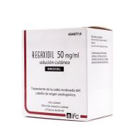 Regaxidil 50mg/ml Solución Cutánea 3 Frascos 60ml