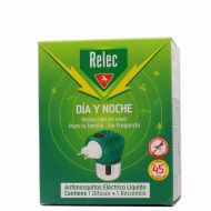 Relec Día y Noche Antimosquitos Eléctrico Líquido Difusor 1Ud + Recambio Líquido 1Ud