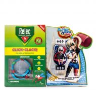 Relec Pulsera Antimosquitos Click-Clack Reloj Harley Quinn+ 2 Recargas