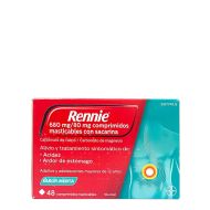 Rennie Sabor Menta 48 Comprimidos Masticables con Sacarina