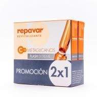 Repavar Revitalizante Metaglicanos Flash Extreme 5 Ampollas+5 Ampollas Promoción 2X1