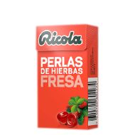 Ricola Perlas de Hierbas Fresa Sin Azúcares 25g