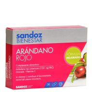 Sandoz Bienestar Arándano Rojo Cranberry 30 cápsulas