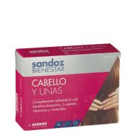 Sandoz Bienestar Cabello y Uñas 30 Cápsulas