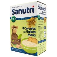 Sanutri Papilla 8 Cereales con Galleta María 600g