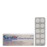 Saridon 20 Comprimidos Bayer 