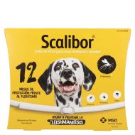 Scalibor Collar de 65cm para Perros Razas Medianas y Grandes 12 Meses Prevenir la Leishmaniosis