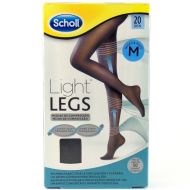 Scholl Light Legs Medias M Negro Compresión 20 DEN