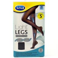 Scholl Light Legs Medias S Negro Compresión 20 DEN