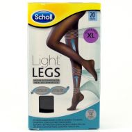 Scholl Light Legs Medias XL Negro Compresión 20 DEN