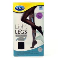 Scholl Light Legs Medias XL Negro Compresión 60 DEN