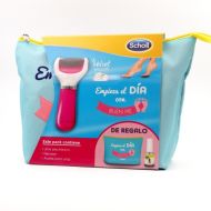 Scholl Lima Electrónica de Pies Rosa+Neceser