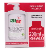 SebaMed Emulsión Sin Jabón con Aceite de Oliva Leti 1000ml + 200ml Gratis Pack