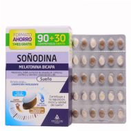 Soñodina Melatonina bicapa sueño 90+30 comprimidos