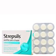 Strepsils Sabor Menta 24 Pastillas para Chupar