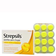 Strepsils  Sabor Miel y Limón 24 Pastillas para Chupar