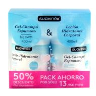 Suavinex Pediatric Gel Espumoso 50%Dto + Loción Pack