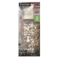 Suavinex Biberón Vidrio Tetina Silicona SX Pro Flujo M +3m 240ml