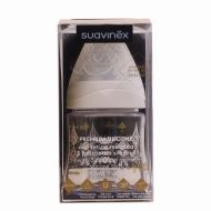 Suavinex Biberón Couture con Tetina Silicona Redonda 3P +0m 150ml