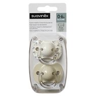 Suavinex Chupete Fisiológico SX Pro Tetina Silicona 0-6m Pack 2 Chupetes