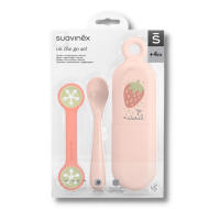 Suavinex On The Go Set Cuchara + Portacuchara + Bib Clip +4m