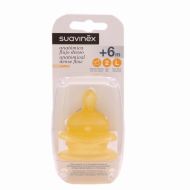 Suavinex Tetina Látex Anatómica Talla 2 Flujo L +6M  Pack 2 Tetinas