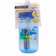 Suavinex Vaso con Pajita Silicona Wanderlust +18M 340ml