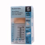 Suavinex Zero Zero Biberón AntiCólico Tetina Silicona Talla U Flujo S 180ml +0m