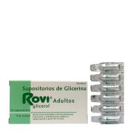 Supositorios de Glicerina Rovi Adultos12 Supositorios