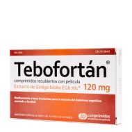 Tebofortán 120 mg 30 Comprimidos Recubiertos Ginkgo biloba