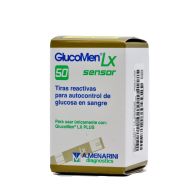Tiras Reactivas de Glucosa en Sangre GlucoMen LX Sensor 50 Tiras Menarini