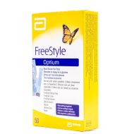 Tiras Reactivas de Glucosa en Sangre FreeStyle Optium 50 Tiras Abbott