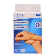 Tiritas Medical Quemaduras 3 Apósitos Hidrogel 4,5 x 6,5cm Hartmann