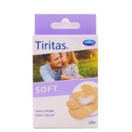 Tiritas Sensitive Apósito adhesivo 4 tamaños 20 Uds