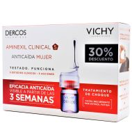 Vichy Dercos Aminexil Clinical 5 Mujer 21 Monodosis 30%Dto