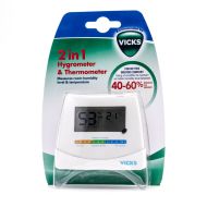 Vicks Higrómetro y Termómetro 2 en 1
