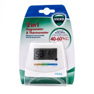 Vicks Higrómetro y Termómetro 2 en 1